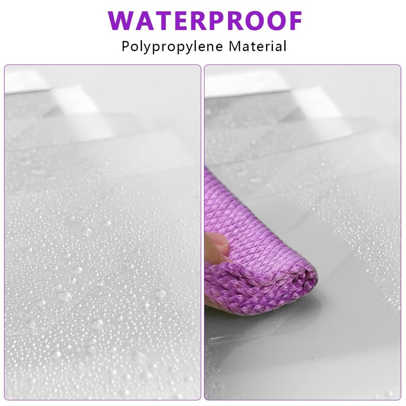 Vicloon Document Wallets A4, Pack of 12 Transparent Document Folder