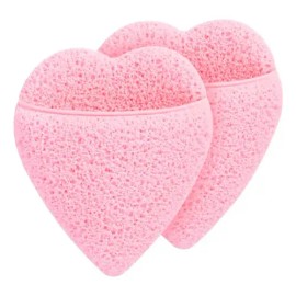 Esponja Exfoliante Beauty Creations Pack 2 Rosa Claro Doble Cara