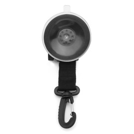 QWORK 4-Piece Suction Cup Camping Set with 4 Hooks, Suction Cup Hooks, Camping, Multi-Purpose Suction Cups, for Car, Side Awning, Tent, Motorhome