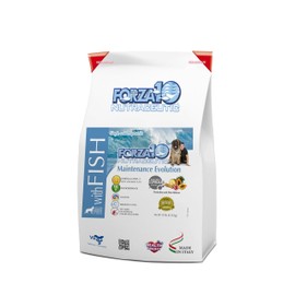 Forza10 Dry Dog Food Maintenance Evolution, Single Source Protein for Easy Digestion, Adult Dog Food for All Breeds, 18 Pound Bag (Fish)