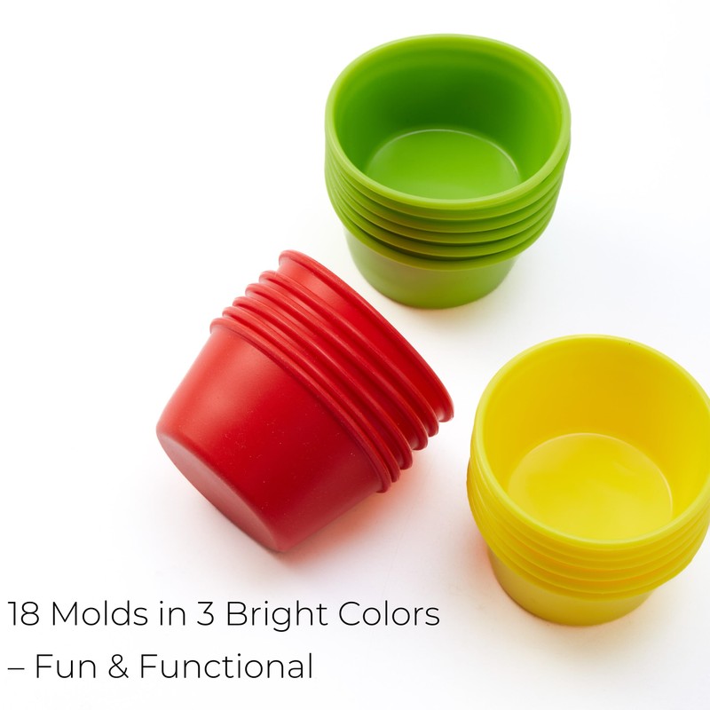 Puto Molder Filipino Silicone – 18 Pcs Puto Mold Cups