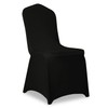 JALANCY 1 Pack Black Stretch Polyester Spandex Chair Covers Universal
