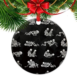 Funny Christmas Ornament for Couple, Xmas Tree Decoration