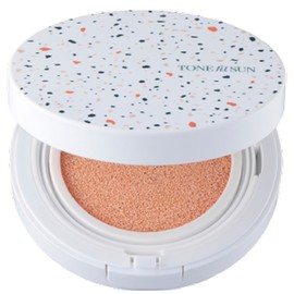 TONEFITSUN Vegan Fadeffree Tone-up Sun Cushion 12g, 1 piece / TONEFITSUN 비건 파데프리 톤업 선쿠션 12g, 1개
