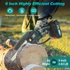 SENDRY Mini Chainsaw 6-Inch, Powerful Cordless Rechargeable Handheld Small Electric