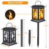Viitech Solar Lights Garden Outdoor, IP65 Waterproof Solar Flame Light
