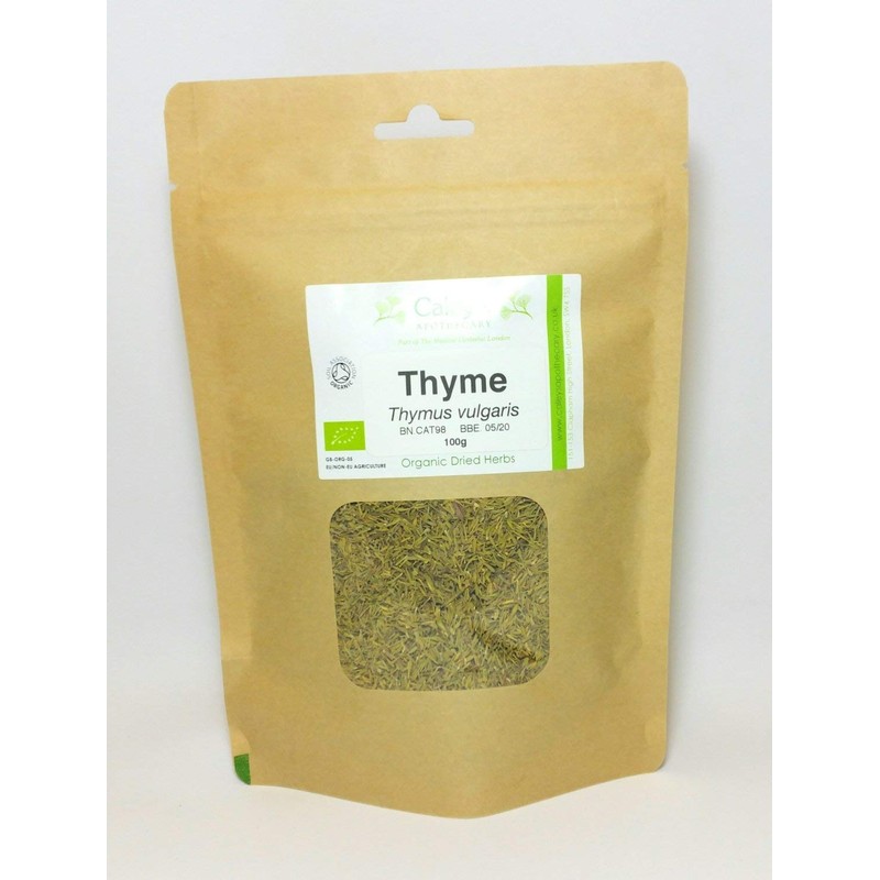 Organic Thyme Dried Herb (Thymus vulgaris) (100g)