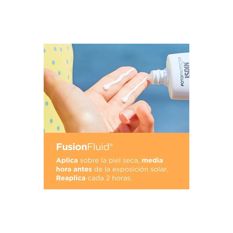Protector Solar Isdin Fusion Fluid Fps 50 1 Unidad De 50 ml