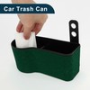 TUCKBOLD Car Trash Can Portable Front Seats Trash Bin Green