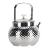 Stainless Steel Teapot with Removable Filter Metal Tea Kettle Coffee