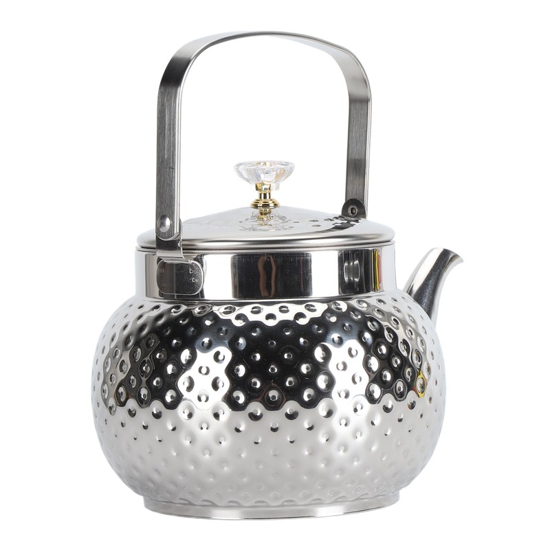 Stainless Steel Teapot with Removable Filter Metal Tea Kettle Coffee