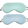 Pastel-toned fabric eye patch, sleep mask, blindfold Eye Mask Blue Jangman A622