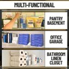 Evelots Tall Wire Shelf Dividers -8 Pack- Closet Storage &