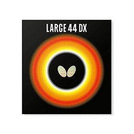 Butterfly 00370 Table Tennis Rubber Large 44 DX Large Ball High Elasticity Black Extra Thick