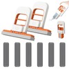 Mini Foldable Desktop Mop, Small Mop with 2 Handles and