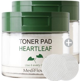 Slightly acidic Houttuynia cordata toner pad & Centella peeling pad large capacity 60 sheets moisturizing soothing pad - 5. Houttuynia cordata toner pad 180mlx2 pcs / 약산성 어성초 토너패드&센텔라 필링패드대용량 60매보습진정패드 - 5.어성초 토너 패드 180mlx2개