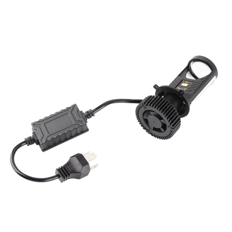 H4 Headlights Bulb Waterproof Aluminum LED Headlights Replacement for Automobile
