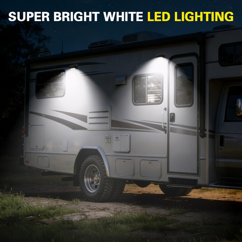 UTVIUNCT 5 Inch RV Exterior LED Light White 1PCS