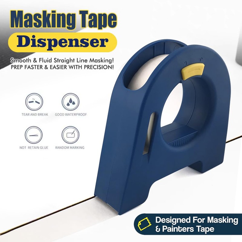 WSOOX Masking Tape Dispenser with 1PCS Tape Protable Painters Tape