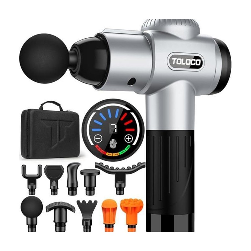 Massage Gun EM26 Experience powerful deep tissue relief,Featuring 10 massage