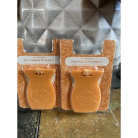 Scentsy 2 Packs of Car Bar Farmstand Pumpkin Car Air Freshener NEW