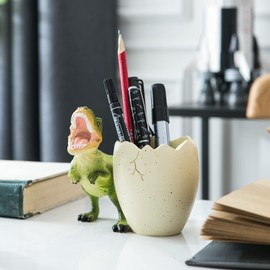 Banllis Dinosaur Pen Holder for Desk, Pencil Holder, Cute Fashion Desk Organizers and Accessories, Office Supplies Idea Gift for Women and Kids
