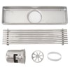 Linear Shower Drain,Large Drainage Capacity Stainless Steel Linear Drain,Effective Unpleasant