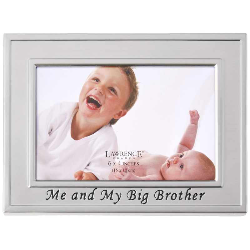 Lawrence Frames Big Brother Silver Plated 6x4 Picture Frame -