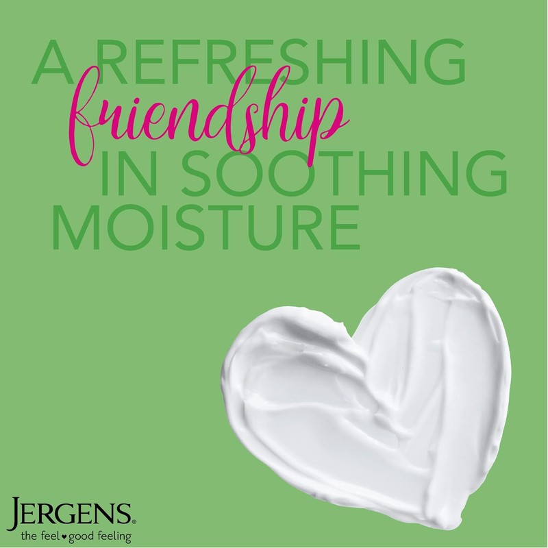 Jergens Soothing Aloe Refreshing Moisturizer for Unisex Moisturizer 21 oz