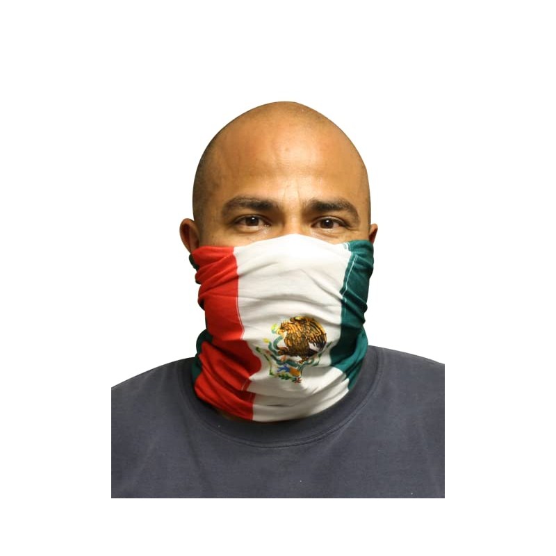 Mexico Flag Multipurpose Bandana
