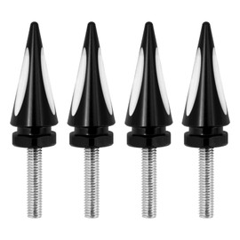 HCmotorku 3 Pieces Motorcycle Windshield Fairing Screw, Motorcycle Windshield Spike Bolts, Fit for Harley Road Glide 1998-2023, Black and Chrome