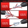 SPEEDWOX 4 Pieces Wire Twister Tool for Drill, Stripping Wire