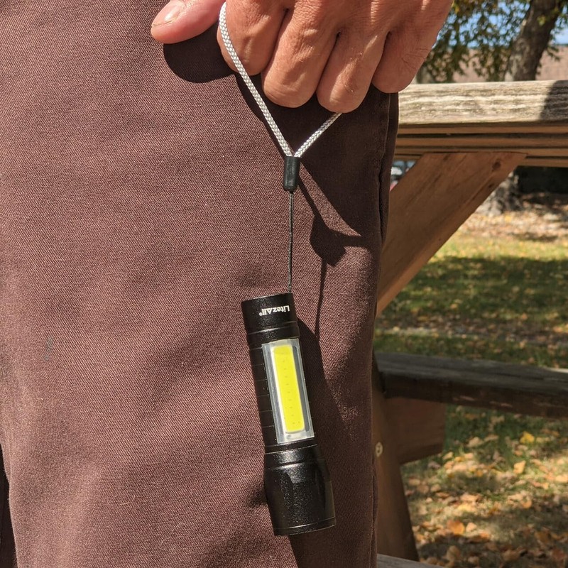 LitezAll 24556 Mini Rechargeable Flashlight & Task Light