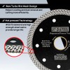 DT-DIATOOL Diamond Granite Blade 4-1/2 Inch for Marble Porcelain Tile