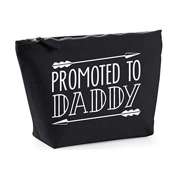 Hippowarehouse Promoted To Daddy printed make up cosmetic wash bag