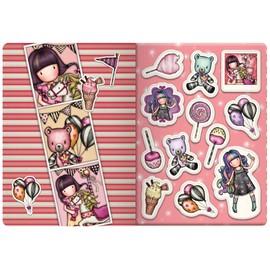 Santoro Gorjuss - Mini Notebook with Stickers - Carousel