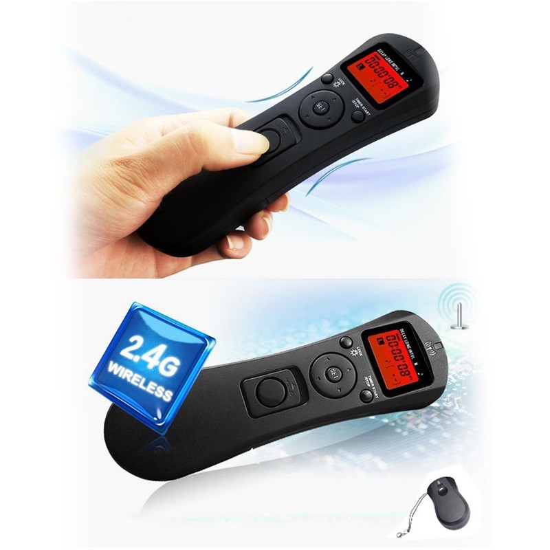 RGBS FSK 2.4GHz Wireless Shutter Remote Release Control With Cable