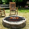 onlyfire Rectangle X-Marks Fire Pit Cooking Grate, Campfire Grill Grate