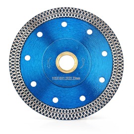 Solidure Extra Thin Diamond Cutting Disc 115 mm x 22.23 mm Turbo Diamond Saw Blade for Cutting Grinding Granite Marble Concrete Tiles