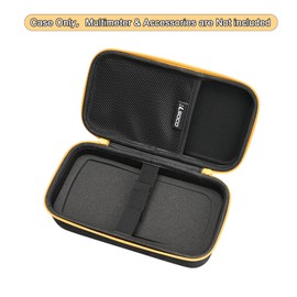 RLSOCO Hard Case for Fluke 1587 FC/1507/1503/1577/1508 & Works with Brymen BM869s Digital Megohmmeter Insulation Resistance Tester (Case has Updated to Have Padding Around)