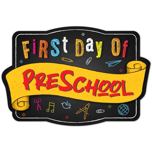 Soul Décor First Day of Pre School Picture Prop, Cute