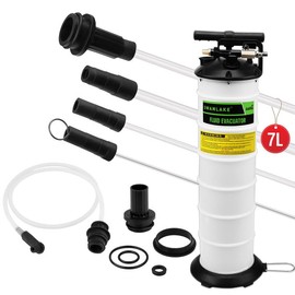 SWANLAKE 7 Liter Pneumatic/Manual Fluid Extractor Pump, Oil Changer Vacuum Fluid Extractor, Oil Change & Fluid-Change Tool