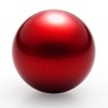 Elecom M-RT1DRBK/M-RT1BRXBK Red M-B25RD Replacement Trackball Ball Diameter 1.0 inches