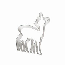 Birkmann Cookie Cutter 1010641210, Steel Grey, 4 X 4 X 5 cm