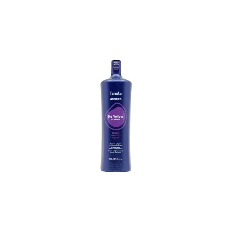 Fanola Wonder No Yellow Mask, Anti-Yellow Tint Mask, 1000 ml