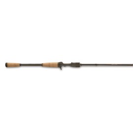 Guide Gear Core Angler Jig and Worm Casting Fishing Rod, 7 Foot 3" Length Pole, Medium Heavy Power, Extra Fast Action, Fishing Gear