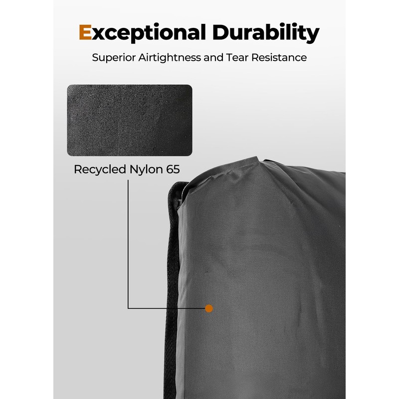 POIXM Vacuum Bags for Travel with Pump, Reusable Space Saver