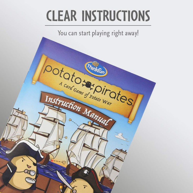 ThinkFun "Potato Pirates" Potato Pirates Battle Game 1930, Japanese Instruction