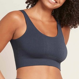 Boody Ribbed Seamfree Crop, Dusty Pink / XS
