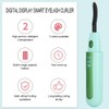 Electric Eyelash Curler LongLasting Heated Curler Natural Eyelash Perming Tool(Green